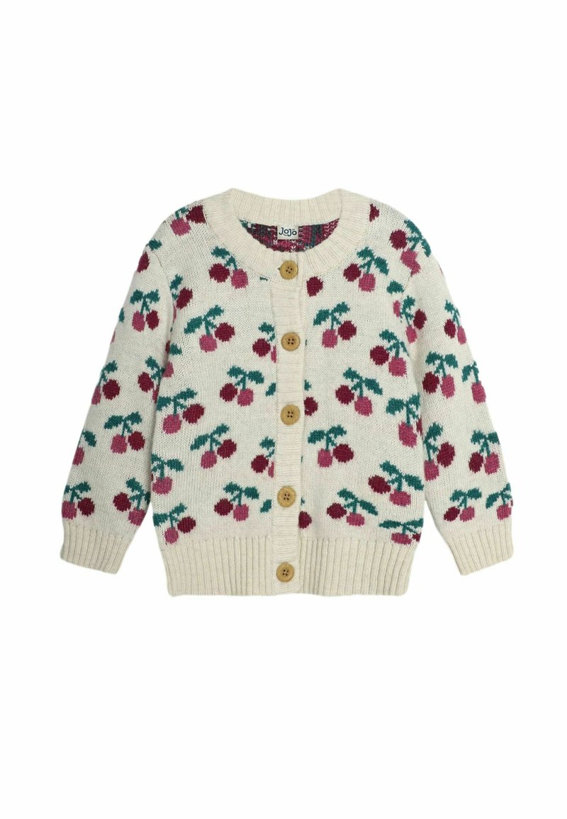 JoJo Maman Bébé CHERRY REGULAR FIT - Kardigán - cream