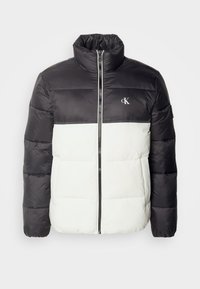 BLOCKING PUFFER - Giacca invernale - ivory/black