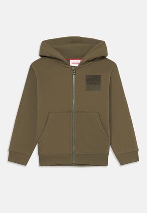 HOODED CARDIGAN - Športna jopa s kapuco na zadrgo - kalamata