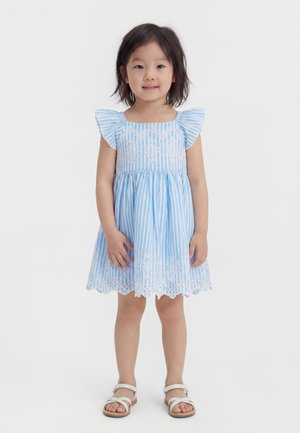 EYELET - Φόρεμα ημέρας - blue/white