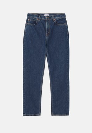 LOOSE LONG - Straight leg jeans - dark blue denim
