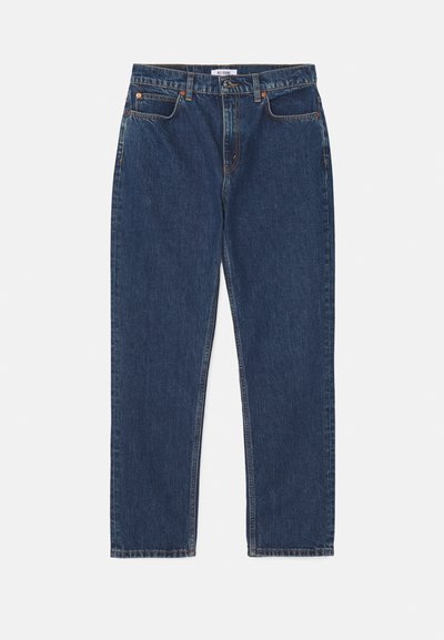 RE/DONE LOOSE LONG - Vaqueros rectos - dark blue denim