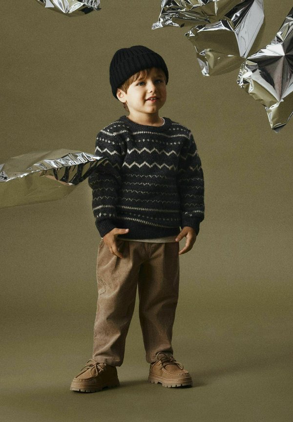 Strickpullover - obsidian