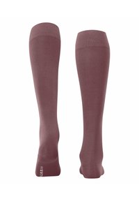 FALKE COTTON TOUCH - Kniestrümpfe - roan rouge