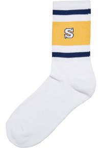 Urban Classics COLLEGE TEAM - Strømper - spaceblue californiayellow wht