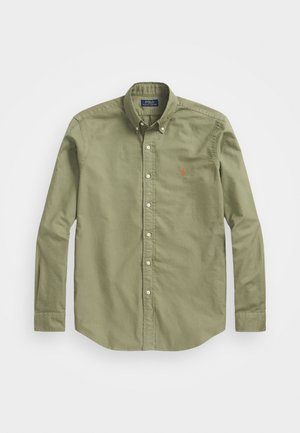 SLIM FIT GARMENT-DYED OXFORD SHIRT - Majica - sage green