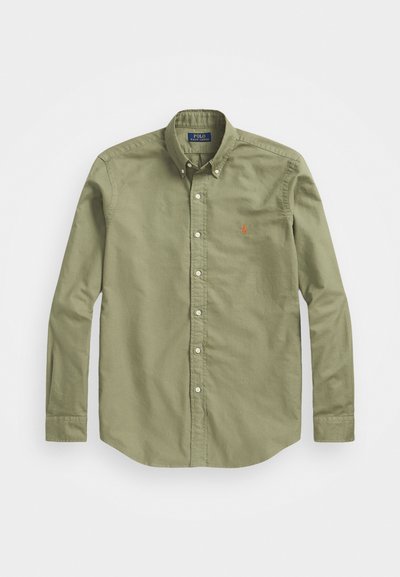 Polo Ralph Lauren SLIM FIT GARMENT-DYED OXFORD SHIRT - Srajca - sage green