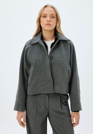 CROP OVER - Chaqueta fina - grey