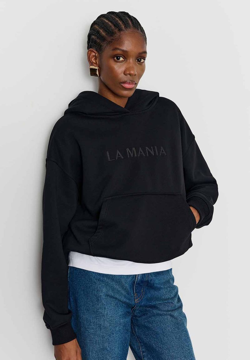 LA MANIA BROOK - Mikina s kapucí - black