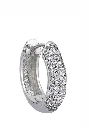 Earrings - weiß silberfarben