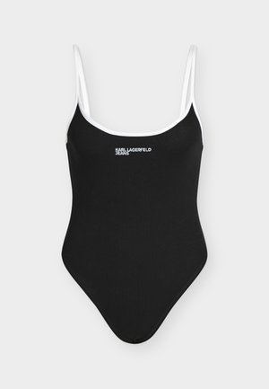 Karl Lagerfeld Jeans, RIBBED BODY - Body - black