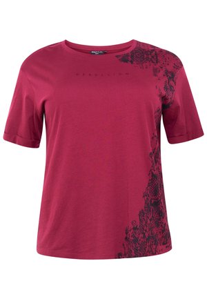 Camiseta estampada - dark red