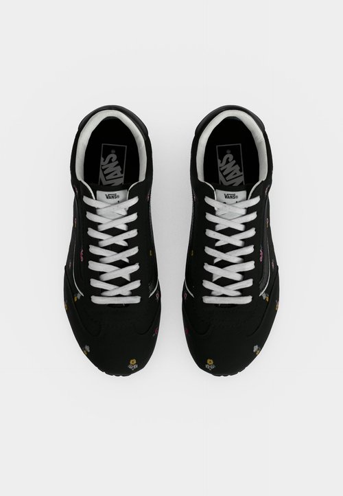 Vans SUPER LOWPRO - Trainers - floral embroidery black/pink — foto 5