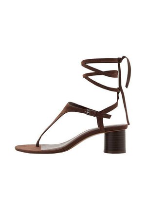 T-bar sandals - chocolate