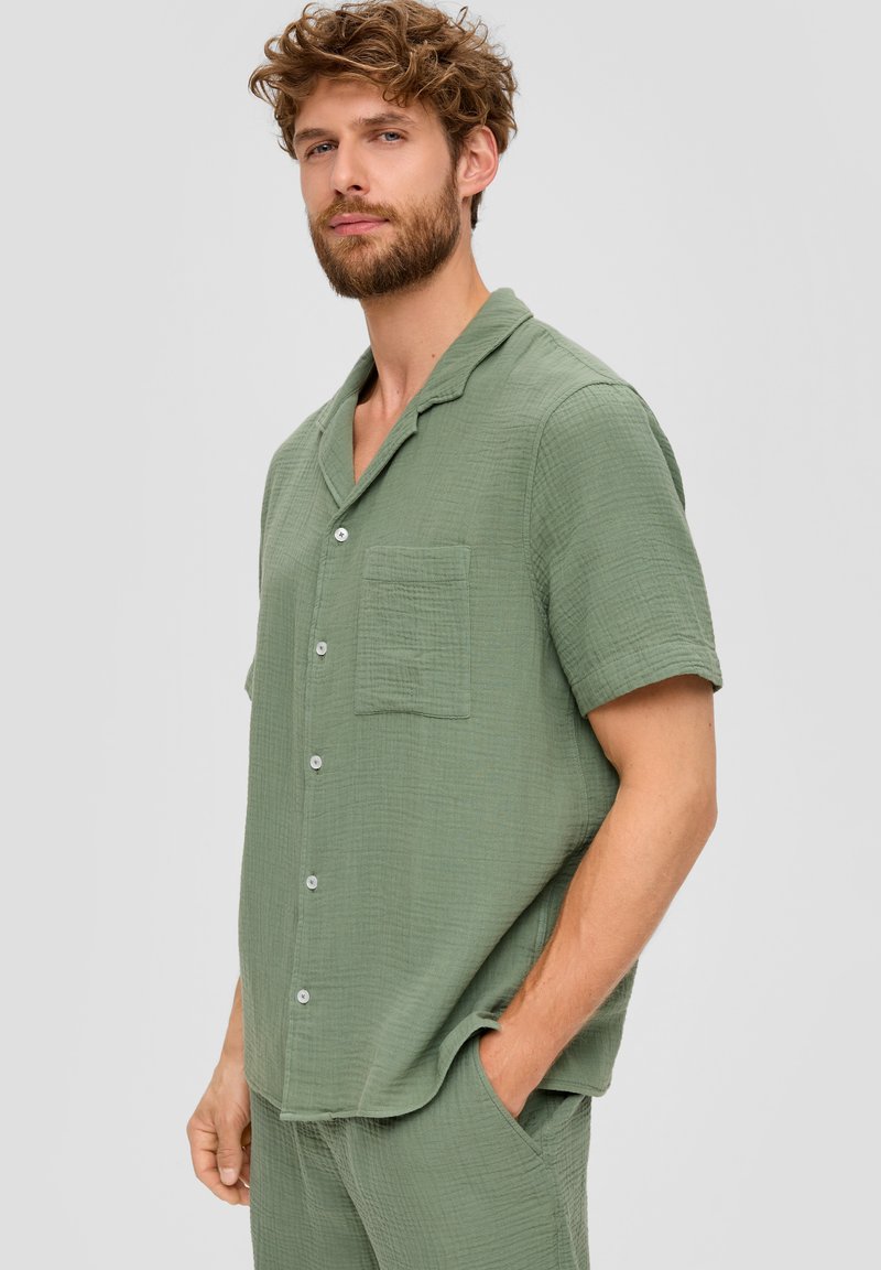 s.Oliver CHEMISE - Overhemd - tannengrün