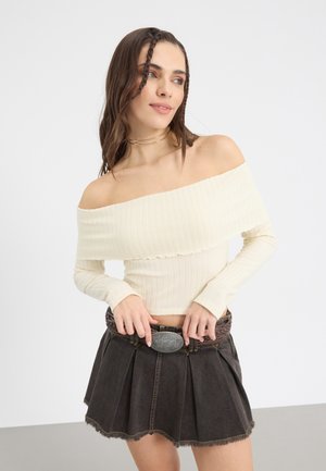 Langarmshirt - off white