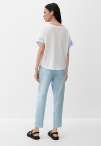 s.Oliver T-Shirt print - hellblau