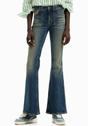 Flared Jeans - dark blue