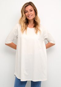 Kaffe BPJANE 1/2 SLEEVE - T-Shirt basic - chalk