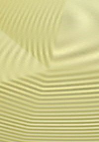 Tessuto texturizzato di un giallo chiaro, con sottili righe orizzontali uniformemente spaziati. Superficie liscia, leggermente lucida, che mette in mostra un motivo sottile.