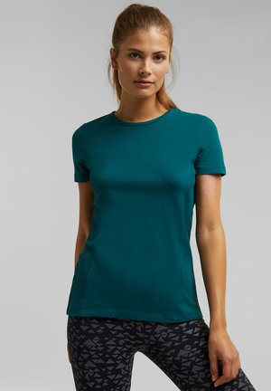Basic T-shirt - dark teal green