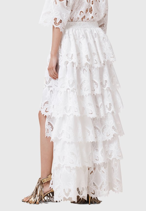 CAVARLY EMB - Maxi skirt2