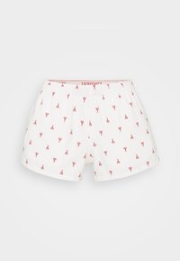BAGGY BOXER SHORTS INTERIOR LOGO - Pantaloni del pigiama - white