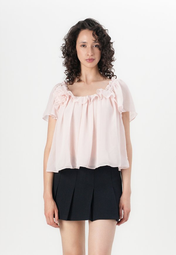 VMCILLE FLOWER - Blouse - sepia rose
