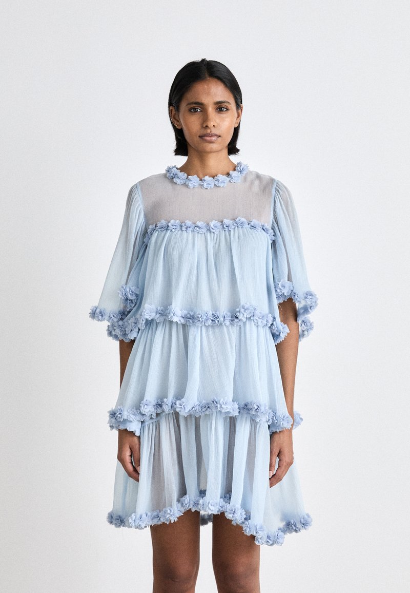 Cras FLOW DRESS - Koktélruha / Partiruha - celestial blue