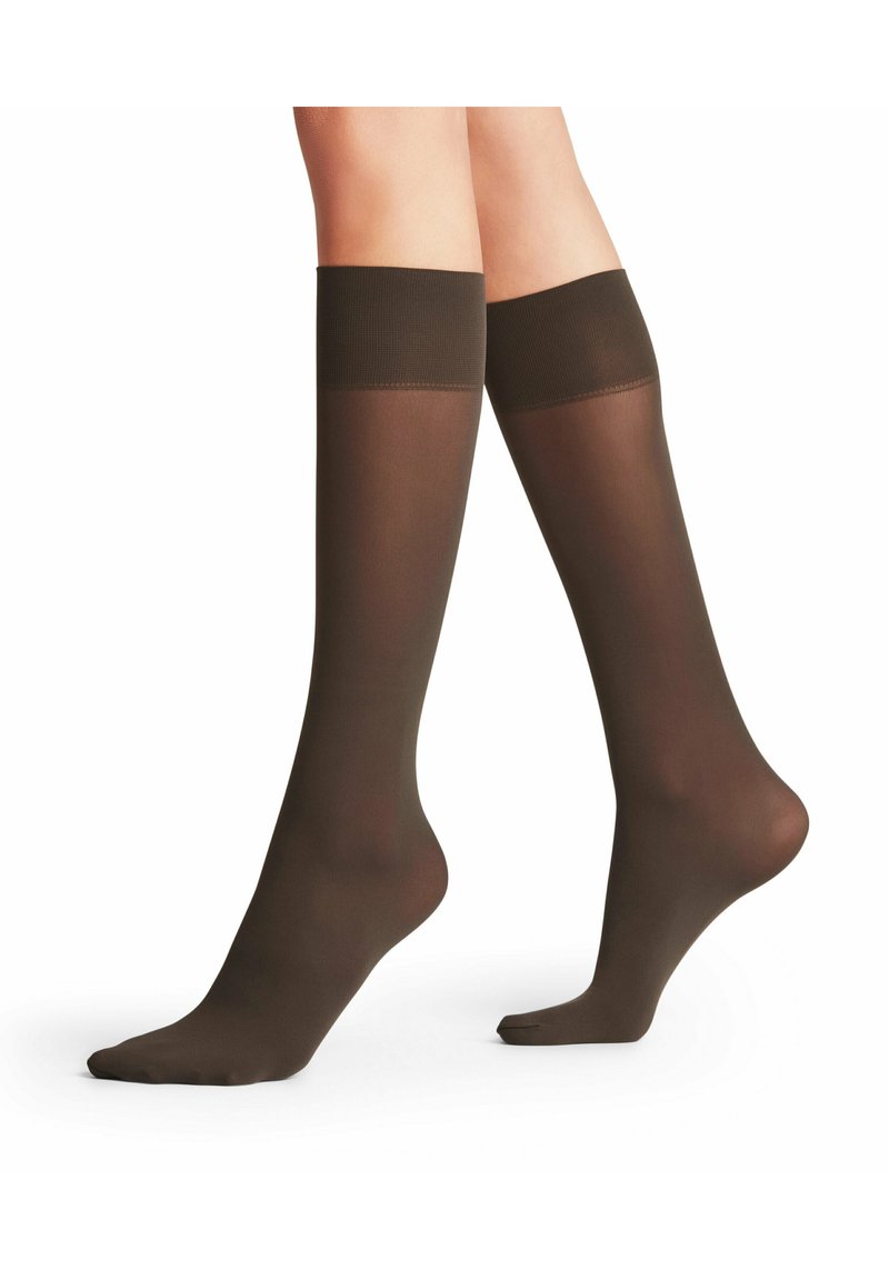 FALKE PURE MATT 50 DENIER SEMI-OPAQUE - Kniestrümpfe - anthracite (3529)