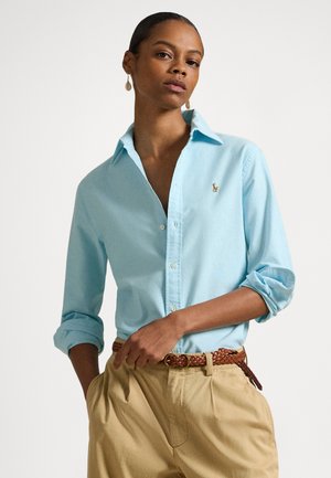 THE ICONIC CLASSIC FIT OXFORD SHIRT - Paitapusero - acadia blue