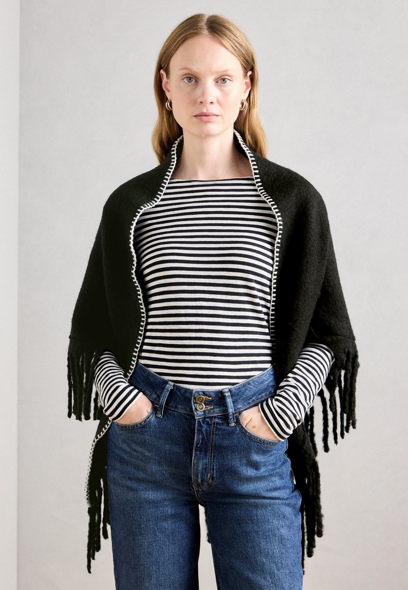 Anna Field Poncho zwart