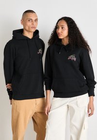 Tommy Jeans DIAMOND TWIST HOOD UNISEX - Sportinis megztinis - black