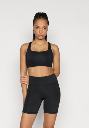 Sport-bh met medium support - black