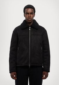Armani Exchange BLOUSON - Jakna iz umetnega usnja - black