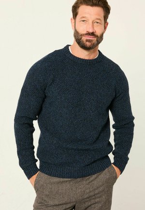 REGULAR FIT - CREW NECK  - Strickpullover - navy