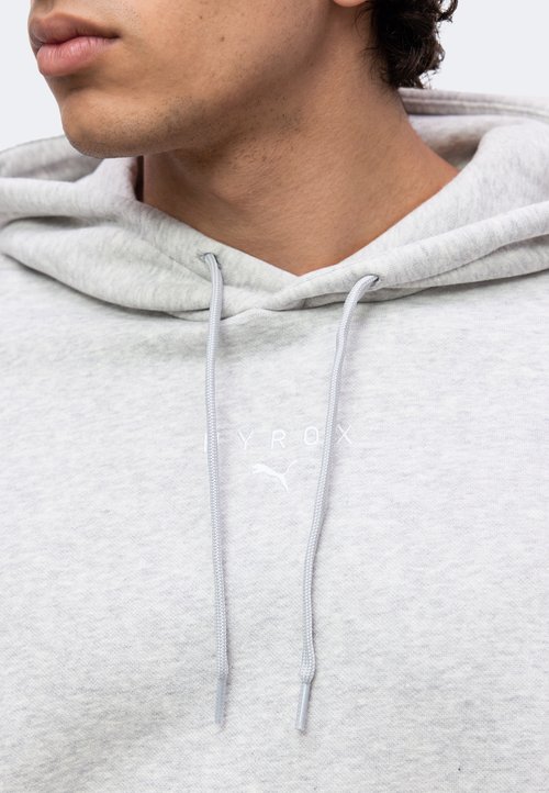 PUMA X HYROX HEAVYWEIGHT HOODIE - Hoodie - light gray heather — photo 6