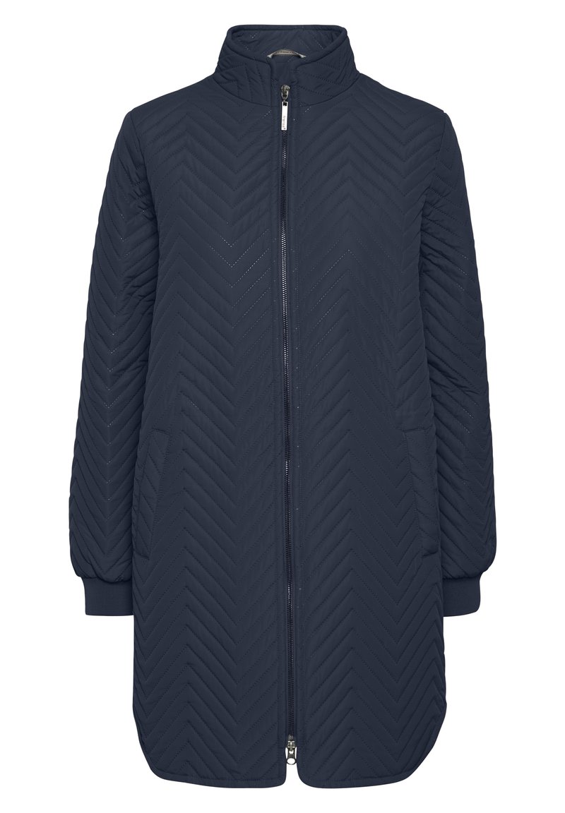 Fransa Halflange jas blauw