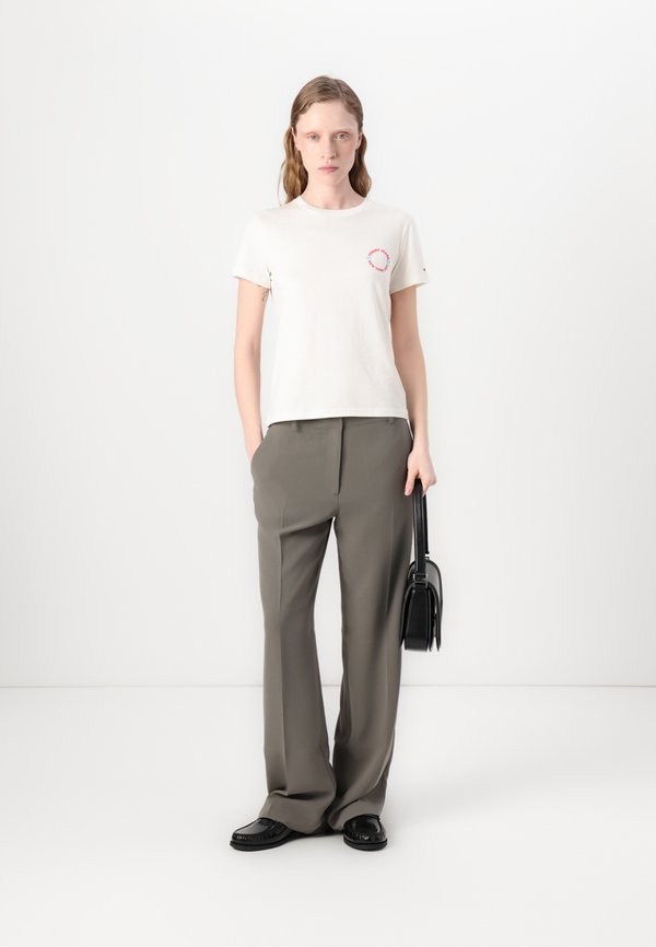 LARA TROUSERS - Trousers - dark brindle2