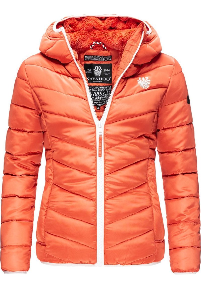 Navahoo ELVA - Winterjas - dark coral