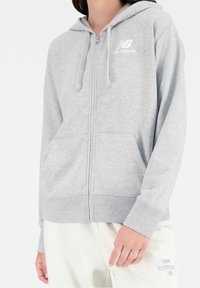 New Balance Felpa con zip - mottled grey