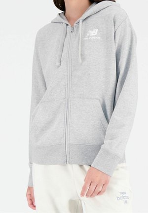 New Balance Sudadera con cremallera - mottled grey