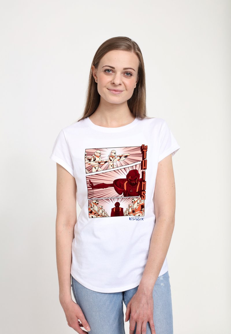 Henry Tiger - STAR WARS: VISIONS SCENE SHOWDOWN - T-shirt imprimé - white, Agrandir