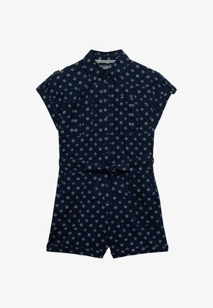 Superdry & Co, SUPERDRY BELTED UTILITY PLAYSUIT.. - Buksedragter - eclipse navy geo