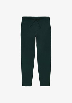 Marks & Spencer, TAPERED FIT ELASTICATED TROUSERS - Chino - dark evergreen