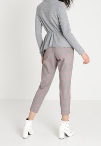 YAS Stickad tröja - mottled light grey
