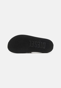 Diesel SA-SLIDE D OVAL UNISEX - Platt slip-in - black denim