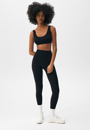 Leggings - Trousers - black