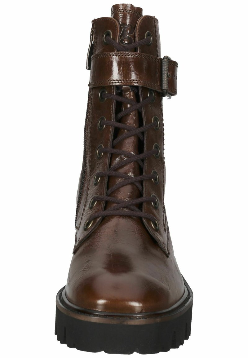 Damen Ankle Boots | Paul Green Cowboy-/Bikerstiefelette braun - BM30050 Damen Ankle Boots | Paul Green Cowboy-/Bikerstiefelette braun - BM30050