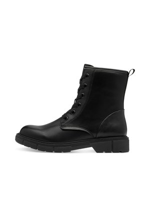 Stivaletti con plateau - black